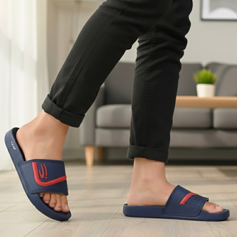 Leap Branded Anti-Slip Technology (Non-Slip Sole) Medicated & Extra Comfortable