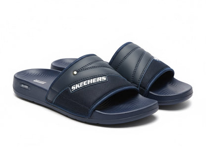 Skechers Boys Blue Soft Slippers – Comfortable & Medicated Sole