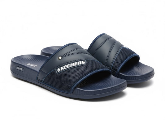 Skechers Boys Blue Soft Slippers – Comfortable & Medicated Sole