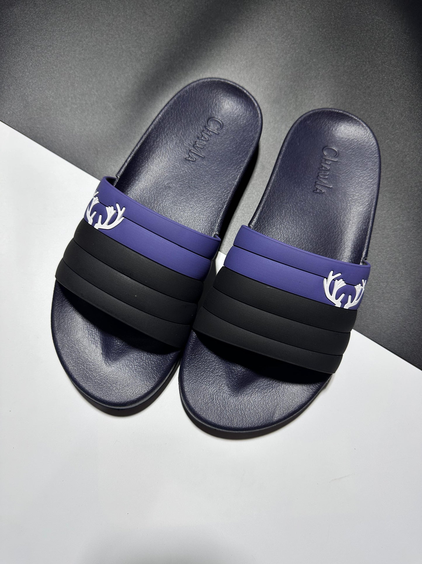 Chawla Premium Slipper – Blue Color, Markhor Emblem, Waterproof, Trendy & Comfortable